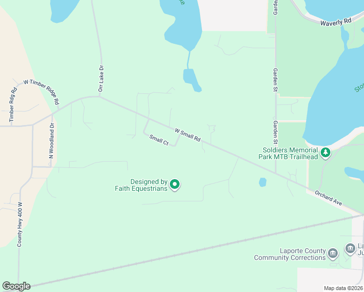 map of restaurants, bars, coffee shops, grocery stores, and more near 3288 Small Court in La Porte