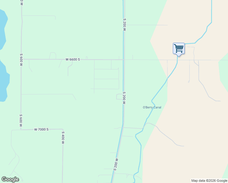 map of restaurants, bars, coffee shops, grocery stores, and more near 760 East 1250 South in Hyrum