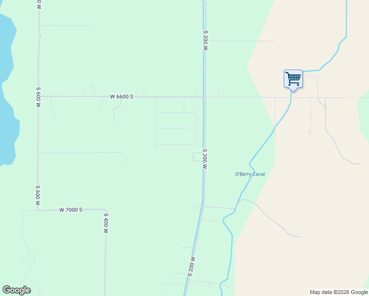 map of restaurants, bars, coffee shops, grocery stores, and more near 746 East 1250 South in Hyrum