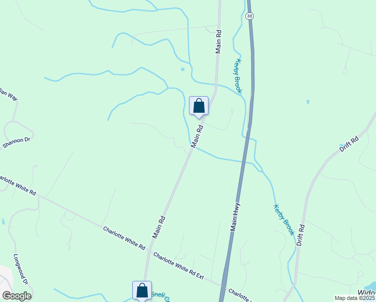 map of restaurants, bars, coffee shops, grocery stores, and more near 253 Main Road in Westport