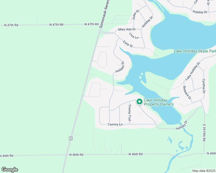 map of restaurants, bars, coffee shops, grocery stores, and more near 2544 1/2 North 4546th Road in Somonauk