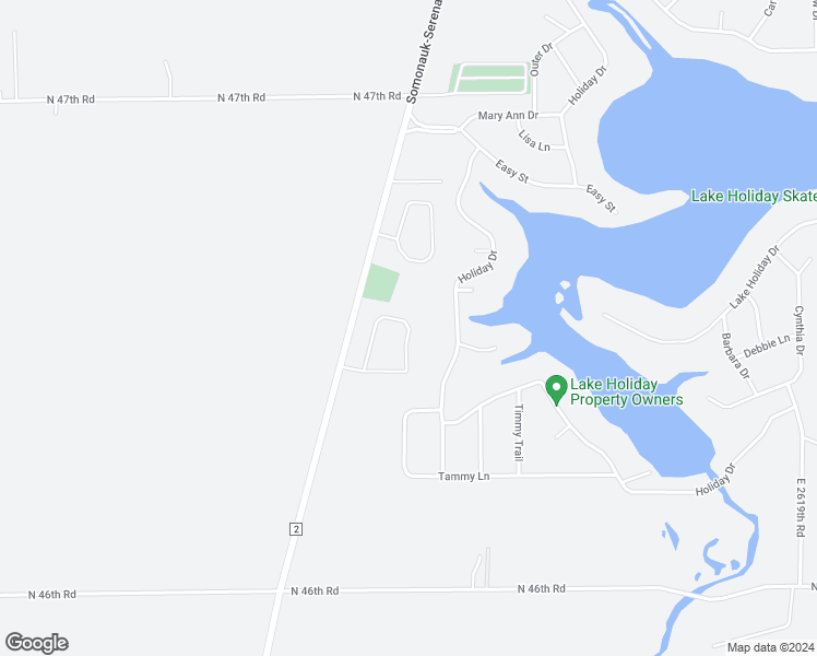 map of restaurants, bars, coffee shops, grocery stores, and more near 2548 North 4645th Road in Somonauk