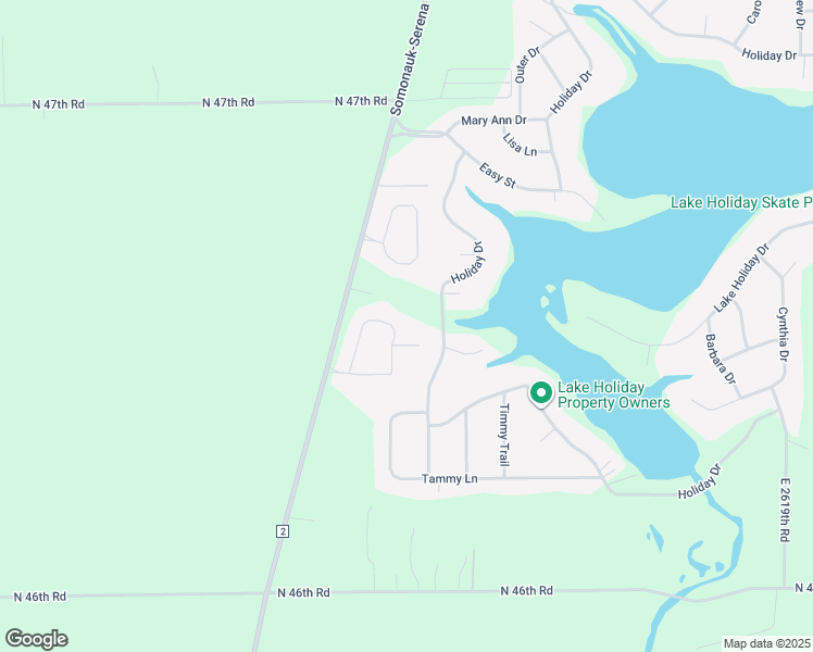 map of restaurants, bars, coffee shops, grocery stores, and more near 2544 1/2 North 4546th Road in Somonauk