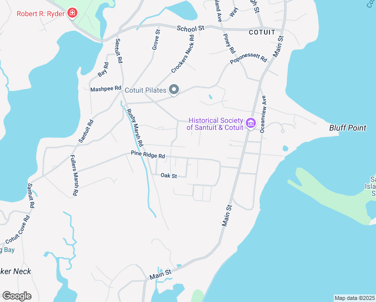 map of restaurants, bars, coffee shops, grocery stores, and more near 23 Cherry Tree Road in Barnstable