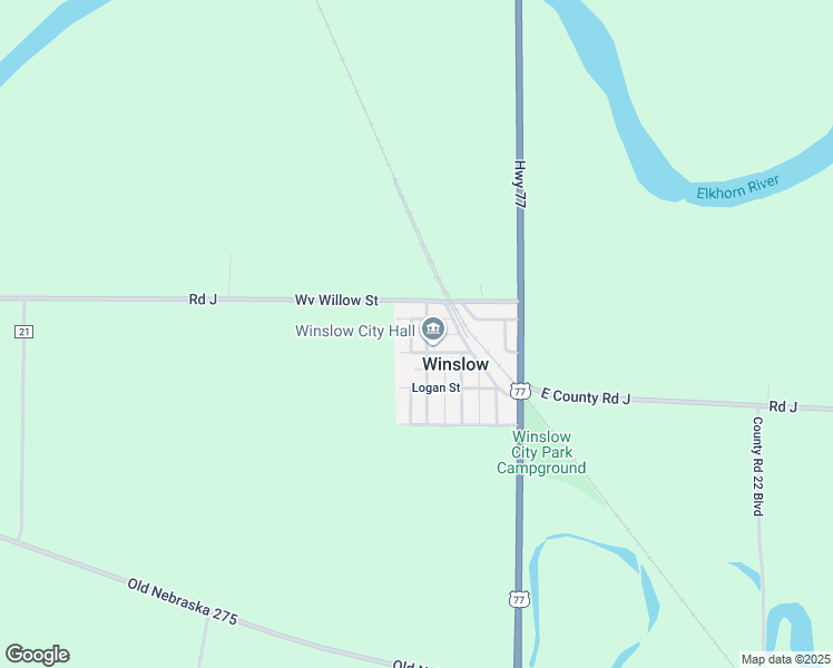 map of restaurants, bars, coffee shops, grocery stores, and more near in Winslow