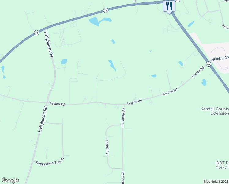 map of restaurants, bars, coffee shops, grocery stores, and more near 101-131 Nawakwa Lane in Yorkville