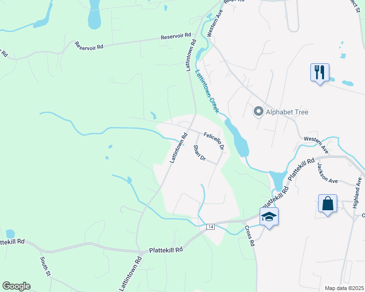 map of restaurants, bars, coffee shops, grocery stores, and more near in Marlboro