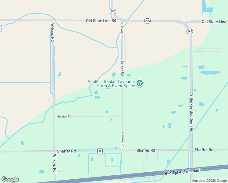 map of restaurants, bars, coffee shops, grocery stores, and more near 1644 Berkey Road in Swanton