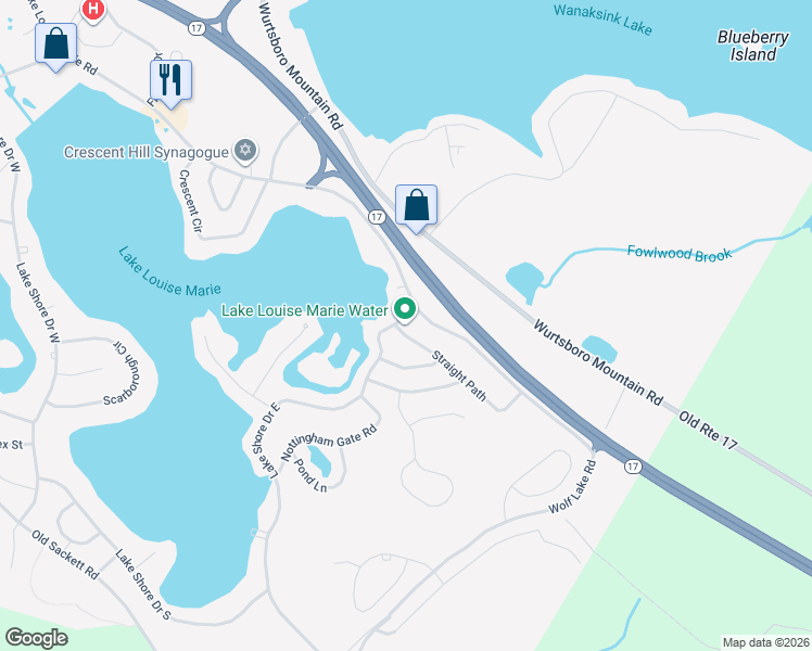 map of restaurants, bars, coffee shops, grocery stores, and more near 216 Lake Shore Drive East in Rock Hill