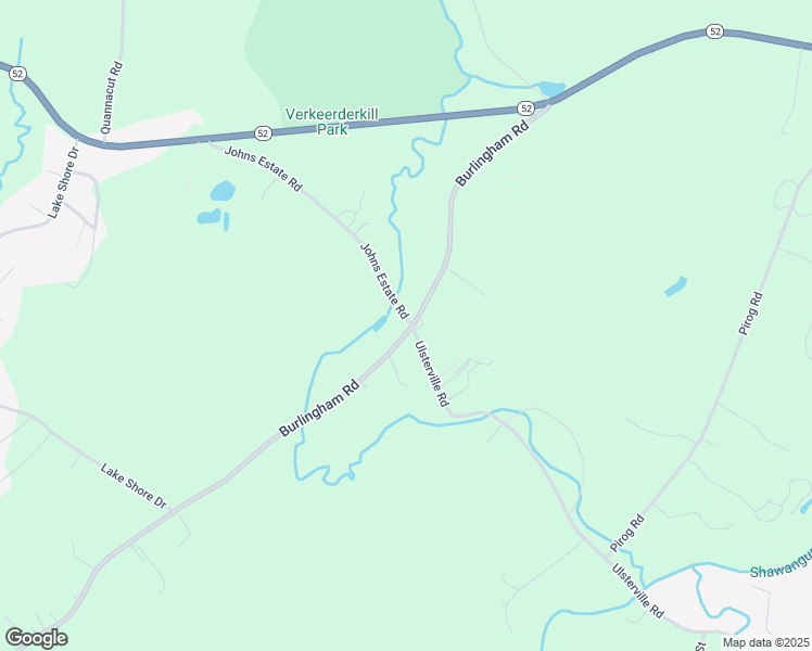 map of restaurants, bars, coffee shops, grocery stores, and more near 1441 Burlingham Road in Pine Bush