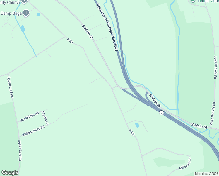 map of restaurants, bars, coffee shops, grocery stores, and more near 124 South Road in Marlborough