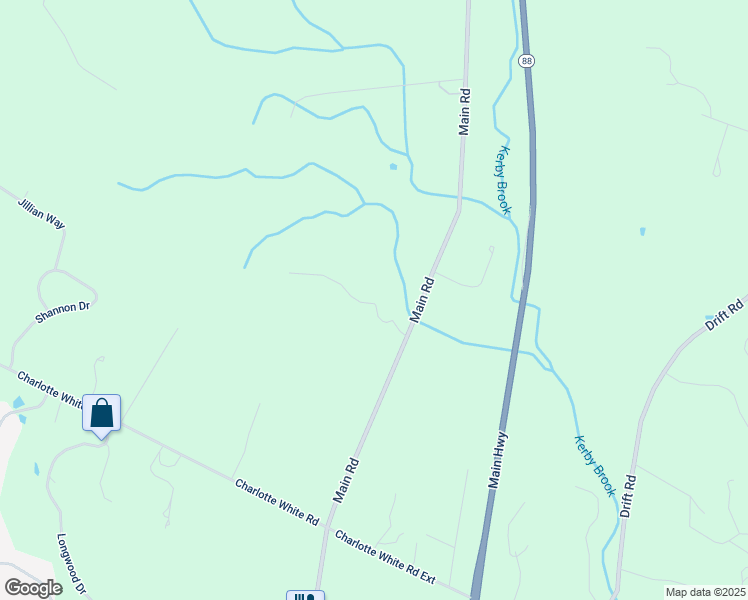 map of restaurants, bars, coffee shops, grocery stores, and more near 253 Main Road in Westport