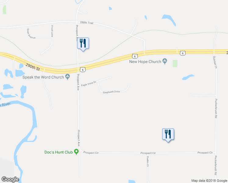 map of restaurants, bars, coffee shops, grocery stores, and more near Greyhawk Drive in Adel