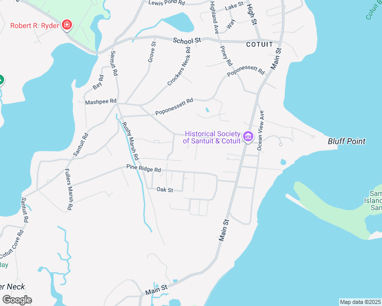 map of restaurants, bars, coffee shops, grocery stores, and more near 23 Cherry Tree Road in Barnstable
