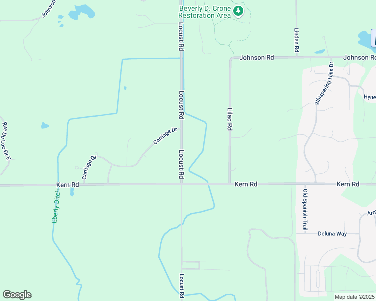 map of restaurants, bars, coffee shops, grocery stores, and more near 60700 Locust Road in South Bend