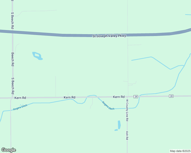 map of restaurants, bars, coffee shops, grocery stores, and more near 60901 Ash Road in Osceola
