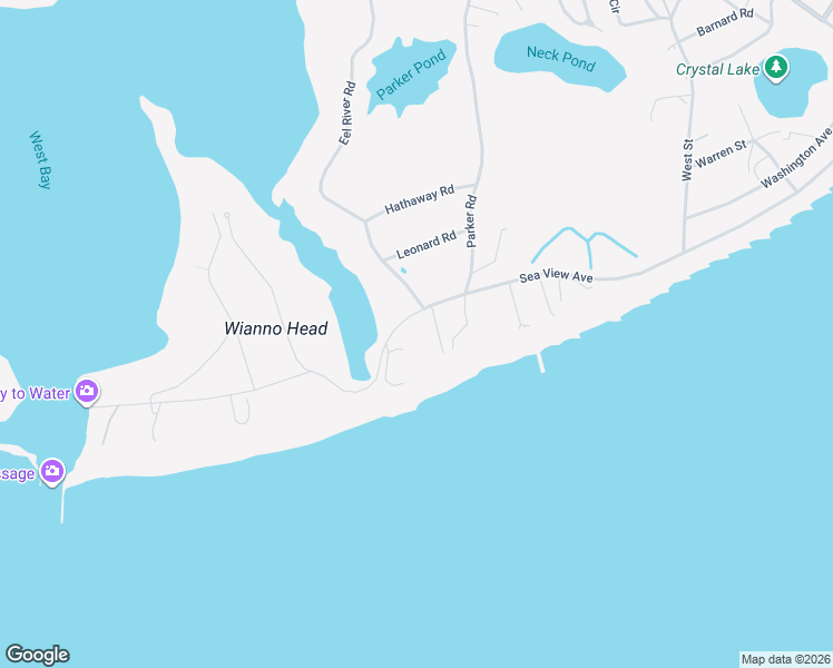 map of restaurants, bars, coffee shops, grocery stores, and more near 601 Sea View Avenue in Barnstable