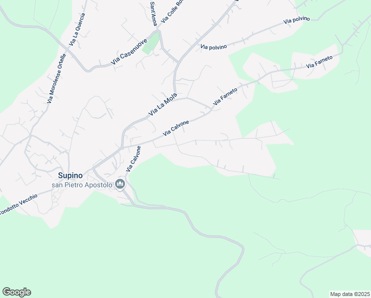 map of restaurants, bars, coffee shops, grocery stores, and more near 1 Via Selvotta in Supino