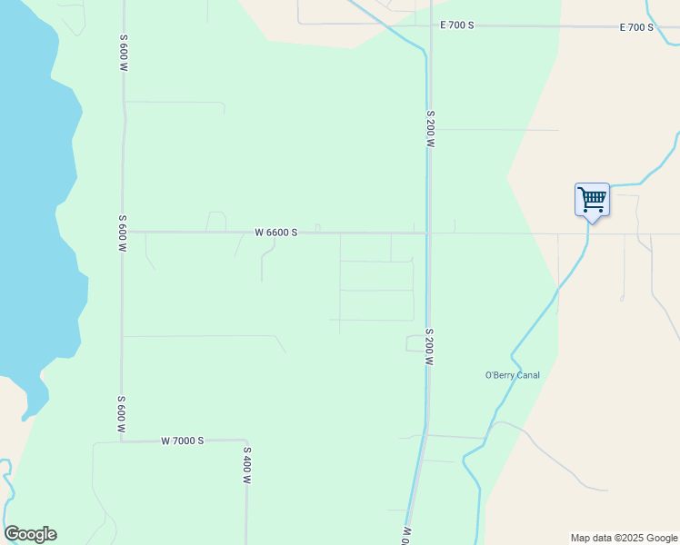 map of restaurants, bars, coffee shops, grocery stores, and more near 1158 South 650 East in Hyrum