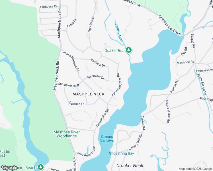 map of restaurants, bars, coffee shops, grocery stores, and more near 11 Teal Cir in Mashpee