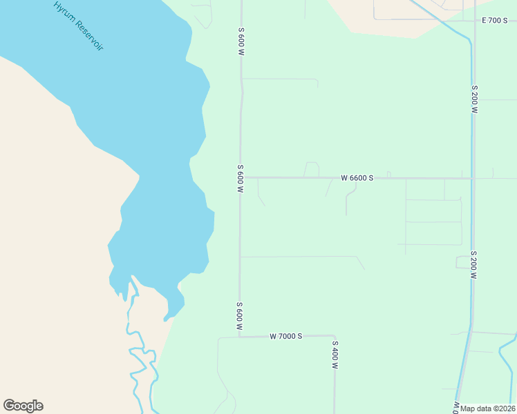 map of restaurants, bars, coffee shops, grocery stores, and more near 6586 South 556 West in Hyrum
