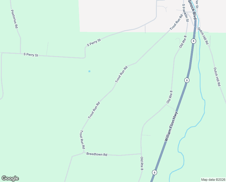map of restaurants, bars, coffee shops, grocery stores, and more near 1001-1465 Trout Run Road in Titusville