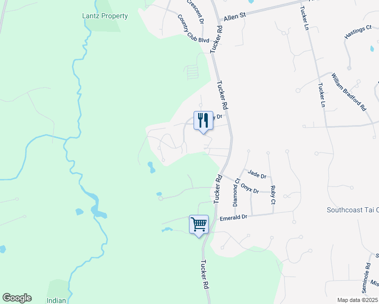 map of restaurants, bars, coffee shops, grocery stores, and more near 131 Fairway Drive in Dartmouth