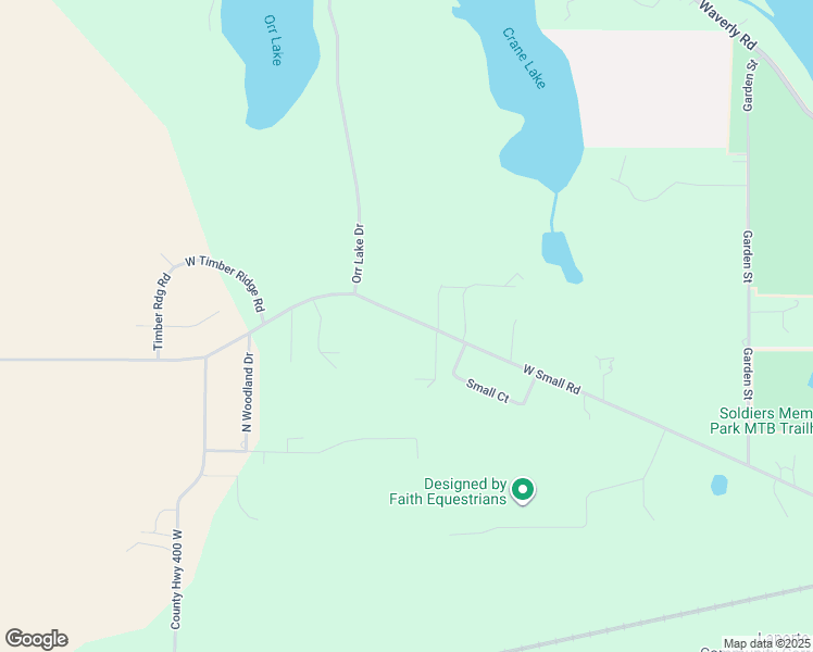 map of restaurants, bars, coffee shops, grocery stores, and more near 3592 West Small Road in La Porte