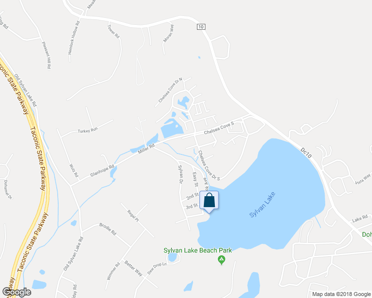 map of restaurants, bars, coffee shops, grocery stores, and more near 104 Chelsea Cove Drive South in Hopewell Junction