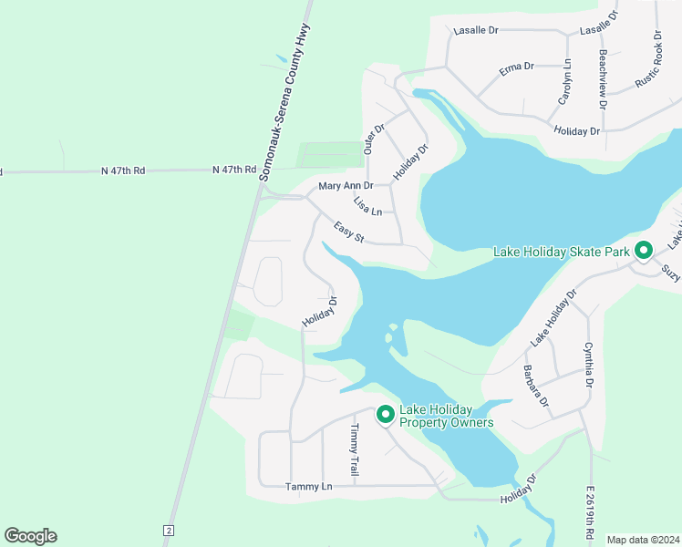 map of restaurants, bars, coffee shops, grocery stores, and more near 230 Holiday Drive in Somonauk