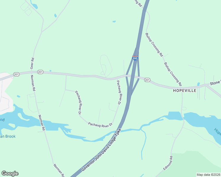 map of restaurants, bars, coffee shops, grocery stores, and more near 639 Hopeville Road in Griswold