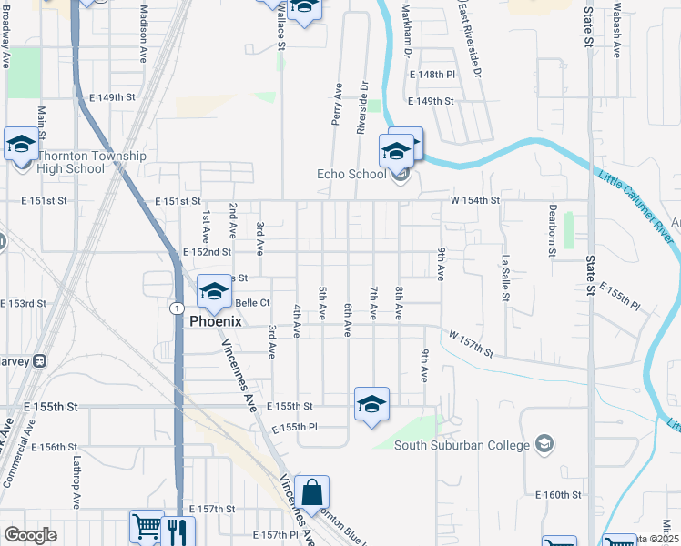map of restaurants, bars, coffee shops, grocery stores, and more near 15220 4th Avenue in Phoenix