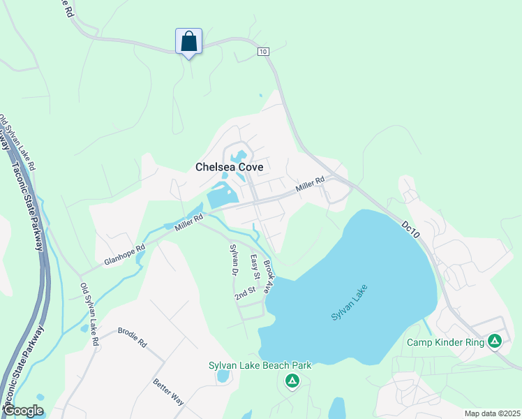 map of restaurants, bars, coffee shops, grocery stores, and more near 402 Chelsea Cove South in Hopewell Junction