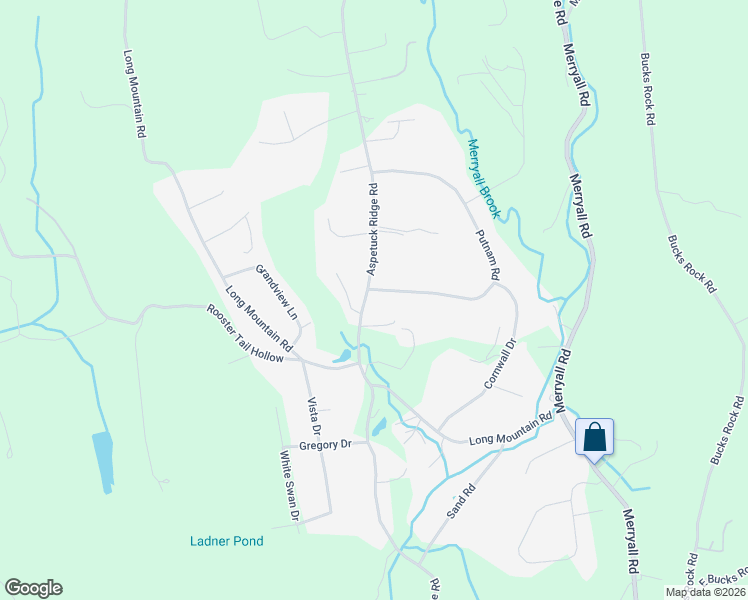 map of restaurants, bars, coffee shops, grocery stores, and more near 2 Putnam Road in New Milford