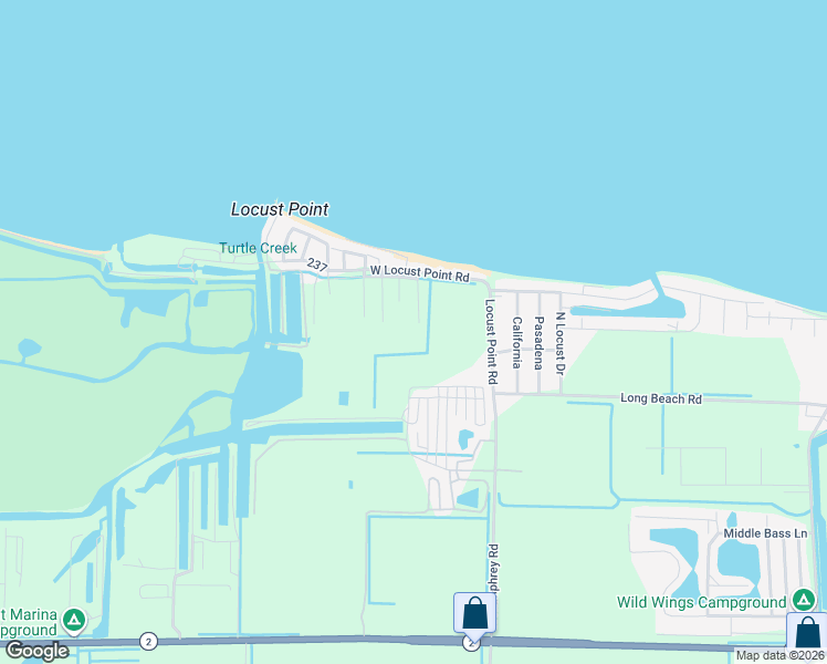 map of restaurants, bars, coffee shops, grocery stores, and more near 6602 Earl in Oak Harbor