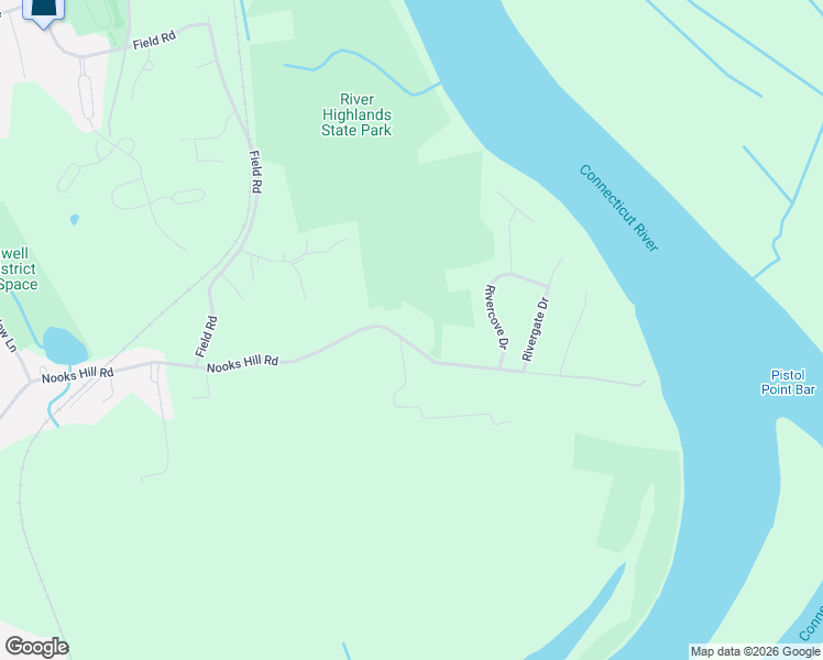 map of restaurants, bars, coffee shops, grocery stores, and more near 127 Nooks Hill Road in Cromwell