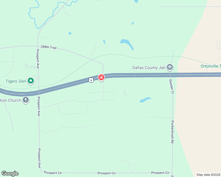 map of restaurants, bars, coffee shops, grocery stores, and more near 25712 U.S. 6 in Adel