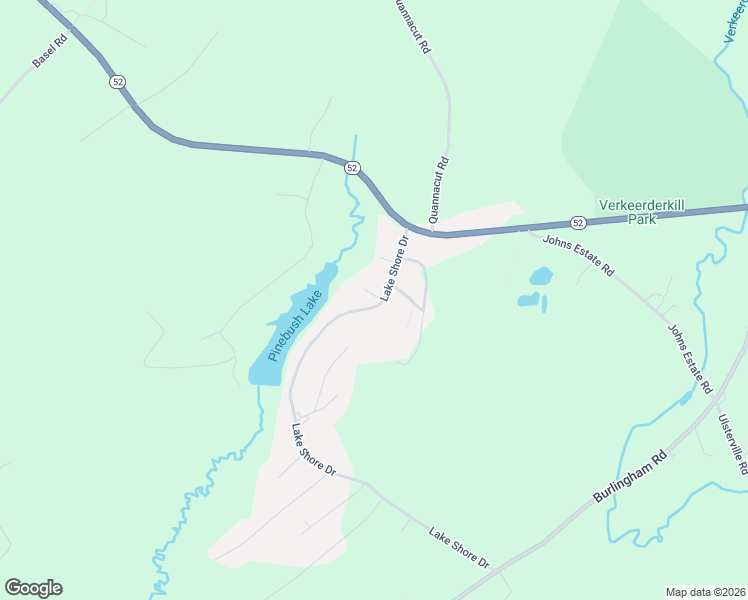 map of restaurants, bars, coffee shops, grocery stores, and more near 3 Hill Top Lane in Pine Bush