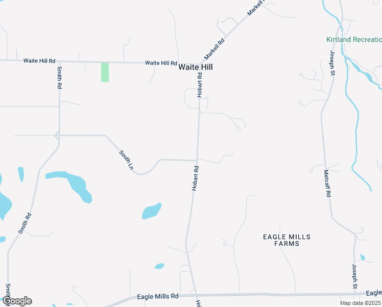 map of restaurants, bars, coffee shops, grocery stores, and more near 9480 Hobart Road in Waite Hill