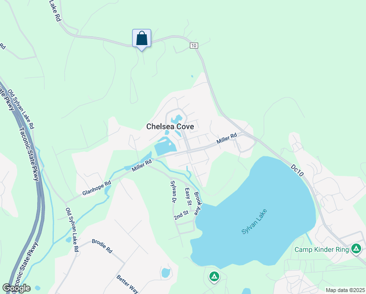 map of restaurants, bars, coffee shops, grocery stores, and more near 8306 Chelsea Cove North in Hopewell Junction