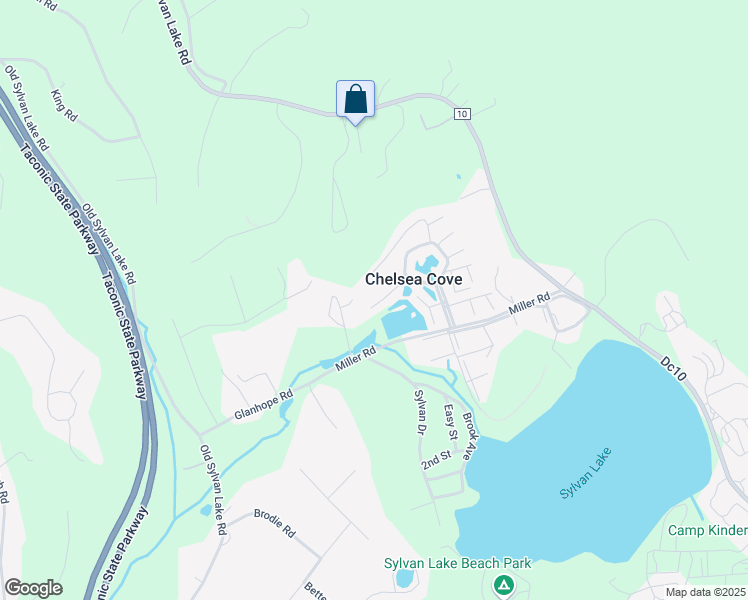 map of restaurants, bars, coffee shops, grocery stores, and more near 8003 Chelsea Cove Drive North in Hopewell Junction