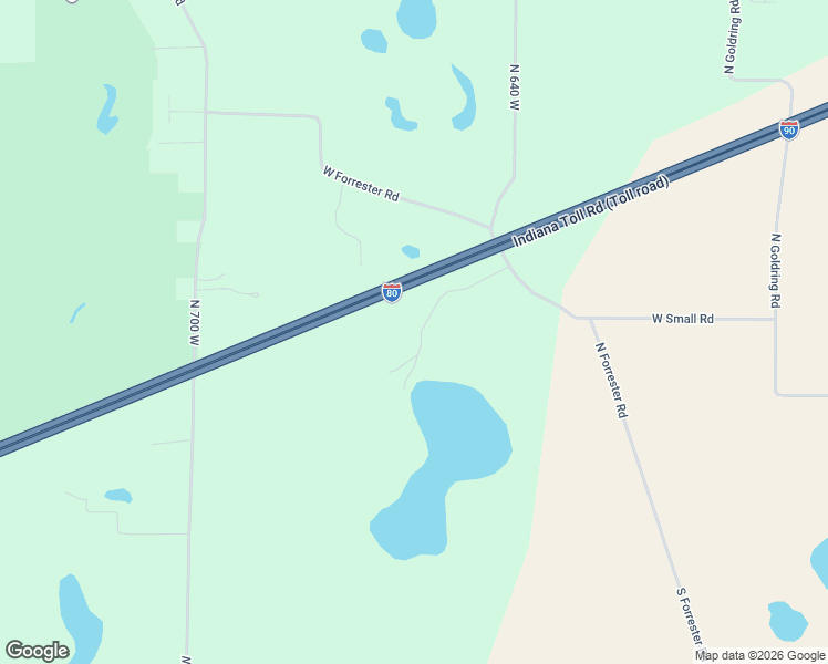 map of restaurants, bars, coffee shops, grocery stores, and more near Indiana Toll Road in La Porte