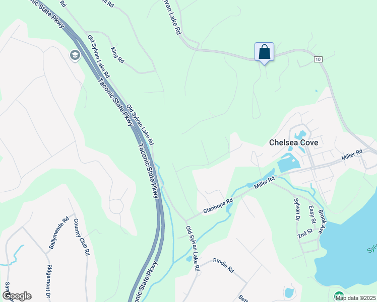 map of restaurants, bars, coffee shops, grocery stores, and more near 17 Turkey Run in Hopewell Junction