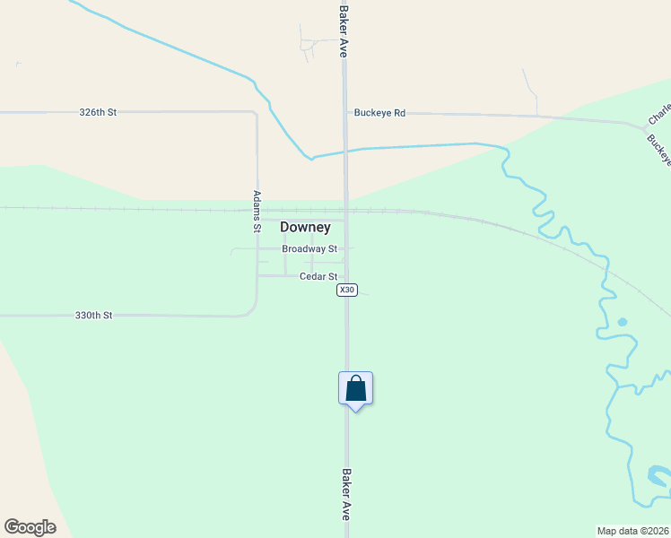 map of restaurants, bars, coffee shops, grocery stores, and more near 301-399 Cedar St in West Branch