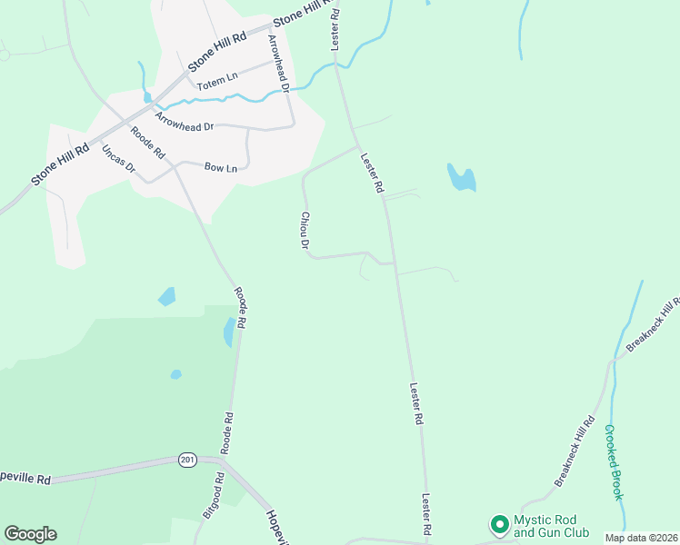 map of restaurants, bars, coffee shops, grocery stores, and more near 34 Chiou Drive in Griswold