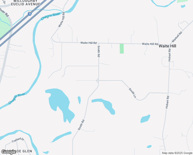 map of restaurants, bars, coffee shops, grocery stores, and more near 9494 Smith Road in Willoughby