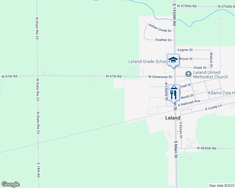 map of restaurants, bars, coffee shops, grocery stores, and more near in Leland