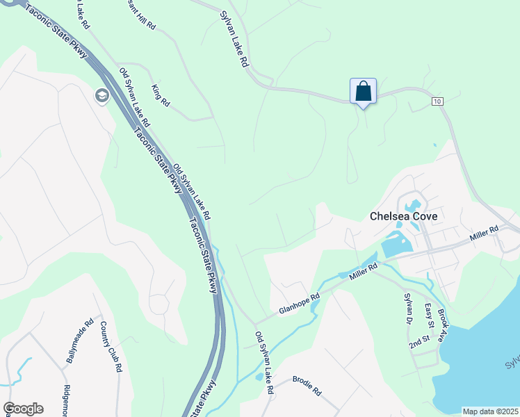 map of restaurants, bars, coffee shops, grocery stores, and more near 17 Turkey Run in Hopewell Junction