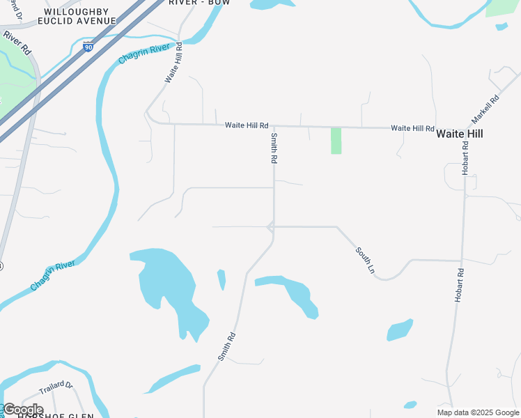 map of restaurants, bars, coffee shops, grocery stores, and more near 9494 Smith Road in Willoughby