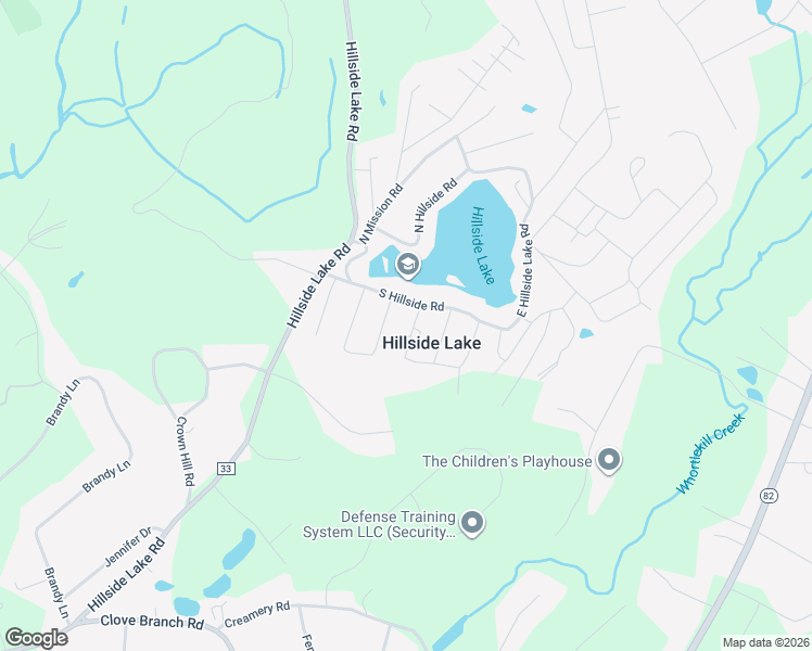 map of restaurants, bars, coffee shops, grocery stores, and more near 649 South Hillside Road in Wappingers Falls